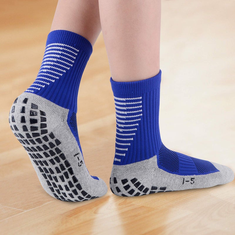 JHM Kids Slipper Hospital Grip Athletic Sport Sockcs For Kids Youth Baby Boys Girls - Image 3